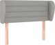 vidaXL Zaglothek Uszak jasnoszary 83x23x78/88 cm tkanina