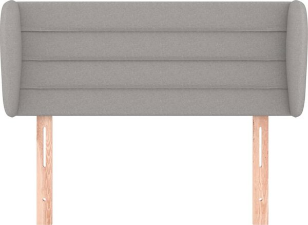 vidaXL Zaglothek Uszak jasnoszary 83x23x78/88 cm tkanina