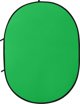 vidaXL Owalne tlo studyjne 2-w-1, zielono-niebieskie, 200x150 cm