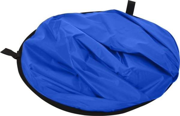 vidaXL Owalne tlo studyjne 2-w-1, zielono-niebieskie, 200x150 cm