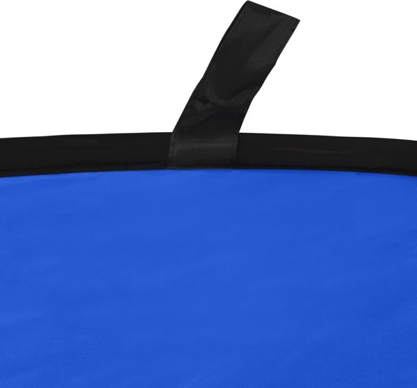 vidaXL Owalne tlo studyjne 2-w-1, zielono-niebieskie, 200x150 cm