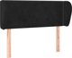 vidaXL Κεφαλάρι uszak, μαύρος, 103x23x78/88 εκ., βελούδινο