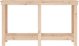 vidaXL Τραπέζι εργασίας 140x50x80 cm από μασίφ πεύκο