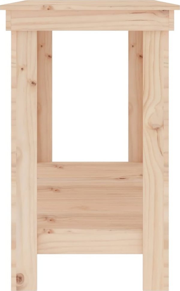 vidaXL Τραπέζι εργασίας 140x50x80 cm από μασίφ πεύκο