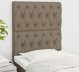 vidaXL Μαξιλάρια κεφαλιού για κρεβάτι, 2 τεμ., taupe, 80x7x78/88 cm, ύφασμα
