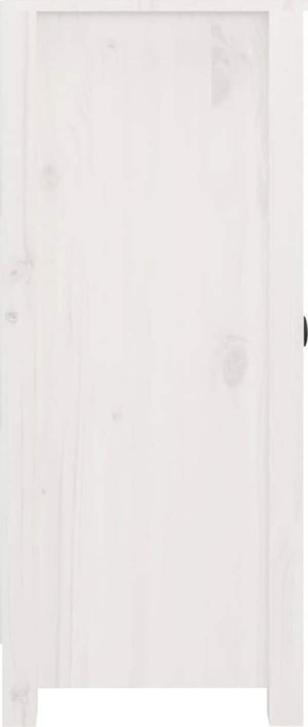 vidaXL Σετ 2 Κομοδίνα Λευκά 40x35x80 εκ. από Κέδρο