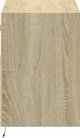 vidaXL Επιτοιχία TV με LED, Sonoma δρυς, 80x31x45 εκ.