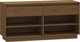 vidaXL Ντουλάπι παπουτσιών, χρώμα καφέ μέλι, 110x34x52 cm, μασίφ πεύκο
