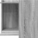 vidaXL Ντουλάπι για γατοπάρκο γκρι Sonoma δρυς 53x53x51 cm
