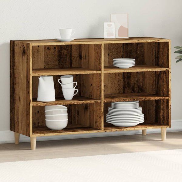 vidaXL Ντουλάπι, Παλαιωμένο Ξύλο, 103,5x35x70 εκ., Ξυλοκατασκευασμένο Υλικό