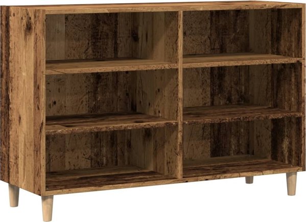 vidaXL Ντουλάπι, Παλαιωμένο Ξύλο, 103,5x35x70 εκ., Ξυλοκατασκευασμένο Υλικό