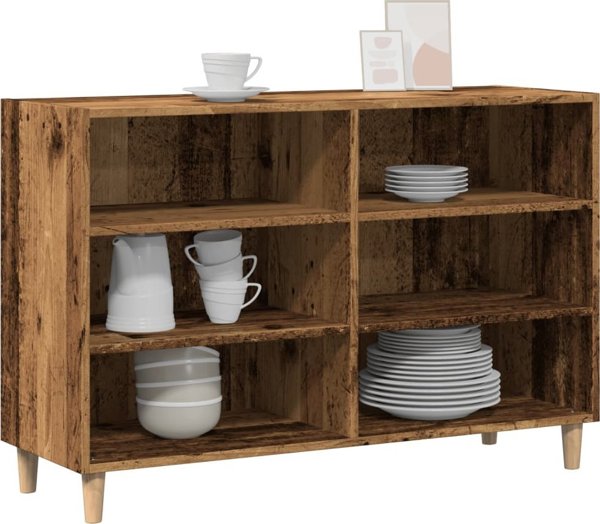 vidaXL Ντουλάπι, Παλαιωμένο Ξύλο, 103,5x35x70 εκ., Ξυλοκατασκευασμένο Υλικό
