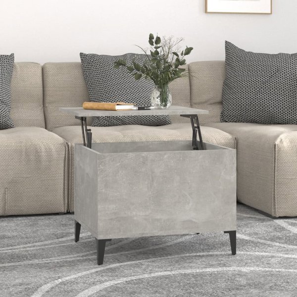 vidaXL Τραπεζάκι Καφέ σε Σχέδιο Τσιμέντου 60x44,5x45 cm