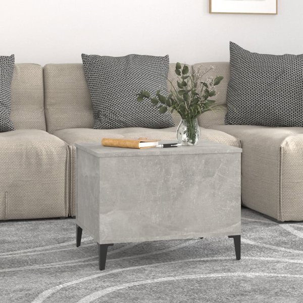 vidaXL Τραπεζάκι Καφέ σε Σχέδιο Τσιμέντου 60x44,5x45 cm