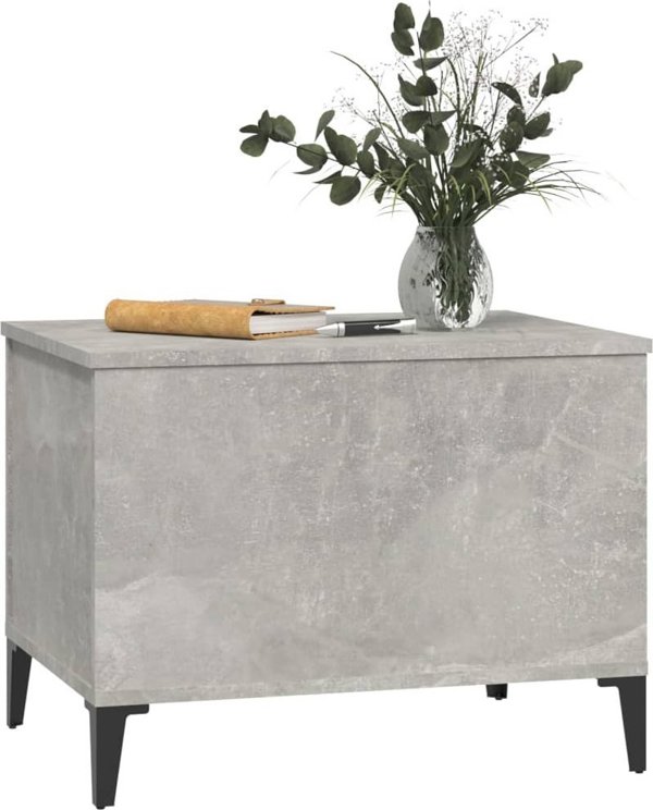 vidaXL Τραπεζάκι Καφέ σε Σχέδιο Τσιμέντου 60x44,5x45 cm