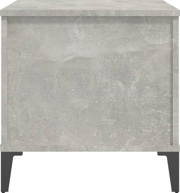 vidaXL Τραπεζάκι Καφέ σε Σχέδιο Τσιμέντου 60x44,5x45 cm