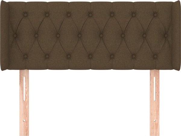 vidaXL Ανάκλιντρο στυλ ουσάκ σκούρο καφέ, 103x16x78/88 cm, ύφασμα