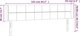 vidaXL Κεφαλάρι κρεβατιού με LED, μαύρο, 163x16x78/88 εκ, βελούδο