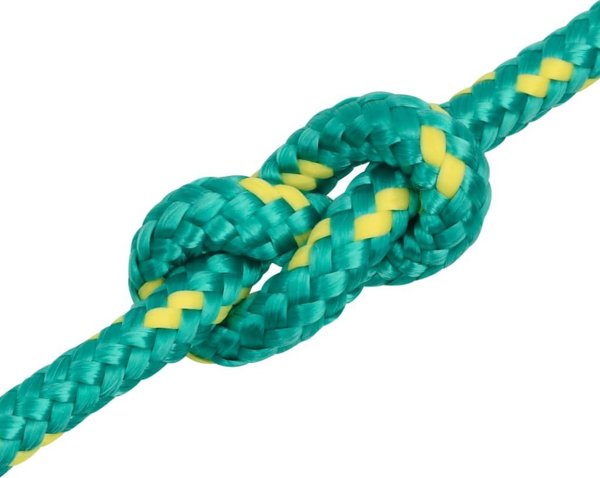 vidaXL Linka zeglarska, zielona, 10 mm, 50 m, polipropylen