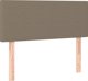 vidaXL Κρεβάτι Continental με Στρώμα, Taupe Ύφασμα 80x200 cm