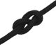 vidaXL vidaXL Linka robocza, czarna, 12 mm, 50 m, poliester