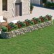 vidaXL Ανυψωμένη ζαρντινιέρα gabion από γαλβανισμένο σίδηρο, 600x100x50 cm