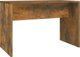 vidaXL Σκαμπό τουαλέτας σε καπνιστή δρυς 70x35x45 cm