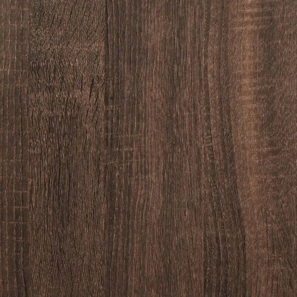 vidaXL Ντουλάπι με Σταθμό Φόρτισης, Καφέ Δρυς, 76x41x72 cm, με Ρόδες