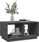 vidaXL Stolik kawowy, szary, 80x50x40 cm, lite drewno sosnowe