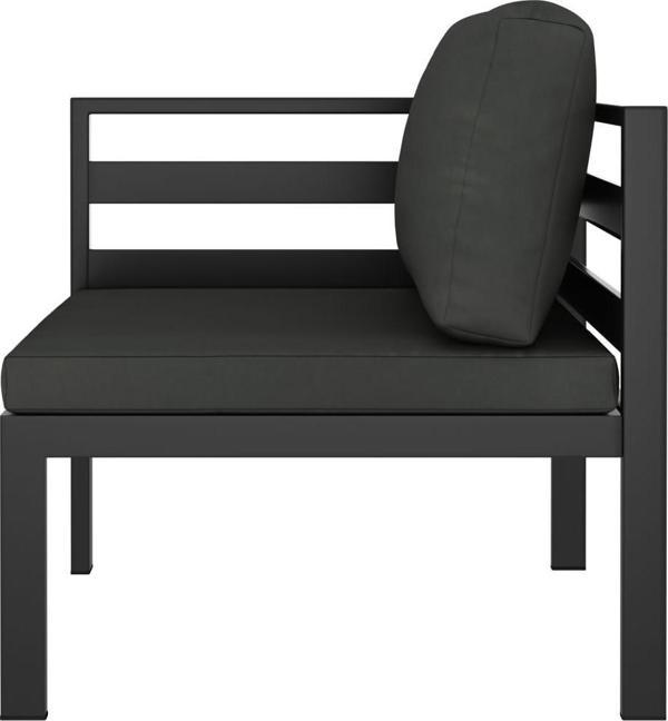 vidaXL 5-cz. zestaw mebli ogrodowych, poduszki, aluminium, antracyt