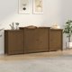 vidaXL Szakka miodowy braz 164x37x68 cm lite drewno sosnowe
