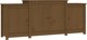 vidaXL Szakka miodowy braz 164x37x68 cm lite drewno sosnowe