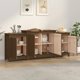vidaXL Szakka miodowy braz 164x37x68 cm lite drewno sosnowe