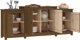 vidaXL Szakka miodowy braz 164x37x68 cm lite drewno sosnowe