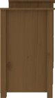 vidaXL Szakka miodowy braz 164x37x68 cm lite drewno sosnowe
