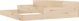 vidaXL Donica, 107x107x27 cm, lite drewno sosnowe