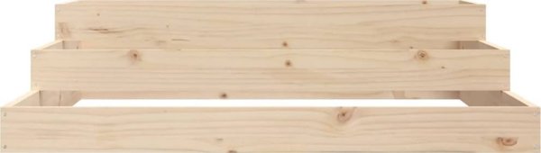 vidaXL Donica, 107x107x27 cm, lite drewno sosnowe