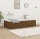 vidaXL Ντιβάνι κρεβάτι, καφέ μέλι, 90x200 cm, μασίφ ξύλο πεύκου