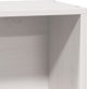 vidaXL Κρεβάτι με ράφι, χωρίς στρώμα, λευκό, 75x190 εκ, πεύκο