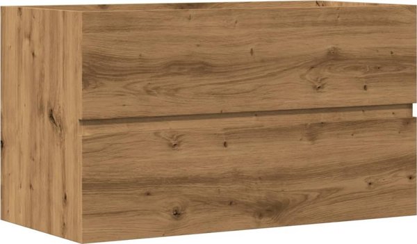 vidaXL Szafka pod umywalke dab artisian 90x38,5x45 cm