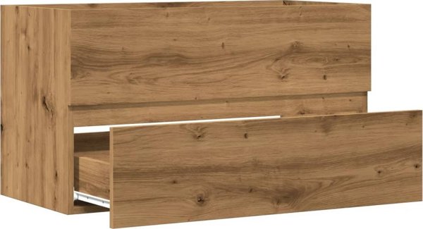 vidaXL Szafka pod umywalke dab artisian 90x38,5x45 cm