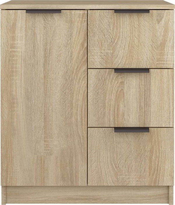 vidaXL Σετ 2 Κομώδες, Δρυς Sonoma, 60x30x70 cm, Σύνθετο Ξύλο