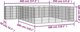 vidaXL vidaXL Kojec dla psa, 30 paneli, czarny, 50x100 cm, stal