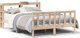 vidaXL Rama lozka bez materaca 120x200 cm lite drewno sosnowe