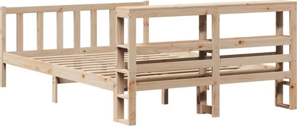 vidaXL Rama lozka bez materaca 120x200 cm lite drewno sosnowe