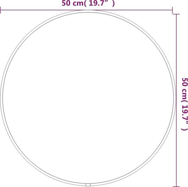 vidaXL koutiko kathrefti toixou, mavro, 50 cm, kykloforestato