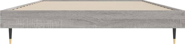 vidaXL Rama lozka, szary dab sonoma, 90x190cm, material drewnopochodny