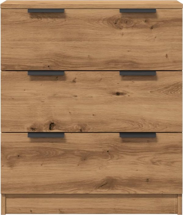 vidaXL Συρταριέρα artisan δρυς 60x30x70cm