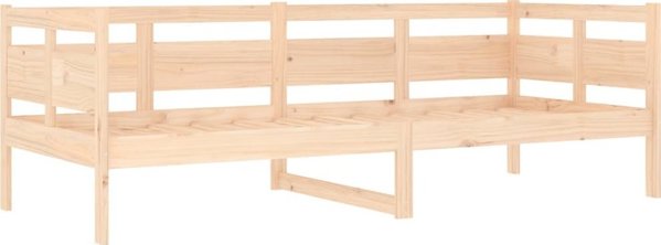 vidaXL Ημέρινο κρεβάτι από μασίφ ξύλο πεύκου, 80x200 cm