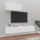 vidaXL Σετ 3 ντουλαπιών TV λευκό, από υλικό ξυλοποίητου